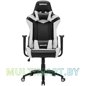 Кресло компьютерное Raidmax DK606RU (черный/белый) картинка 2